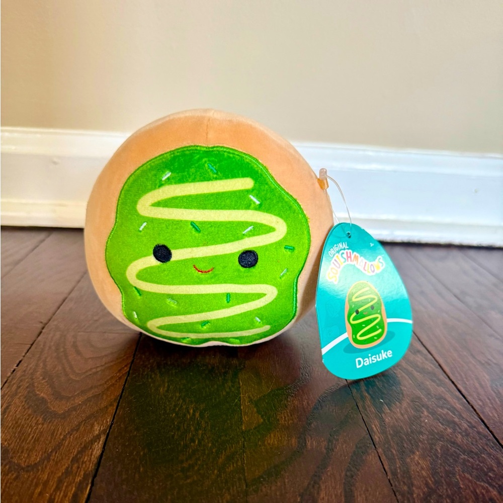 Squishmallow Daisuke the Matcha Donut 5” Plush Green Frosting NEW with Tags